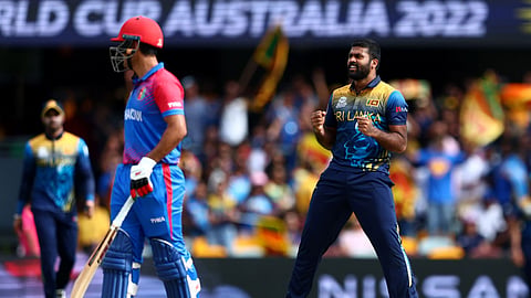 SL vs BAN Sri Lanka knock Afghanistan out of the T20 World Cup semi-final race