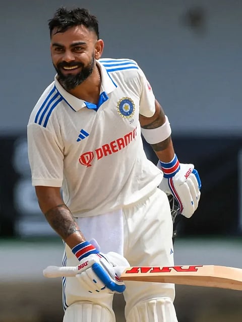 Virat Kohli became the first player to score a century in 500th International match