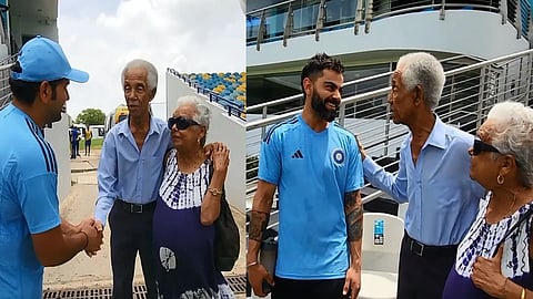 india vs west indies Indian team meets legendary cricketer Sir Garfield Sobers, BCCI shared the video