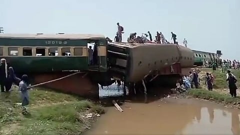 Hazara Express Train Accident in Pakistan
