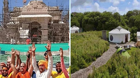 ram-mandir, tent city