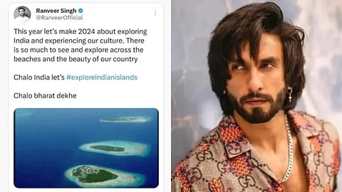 _Ranveer Singh Delete Photo on Lakshadweep