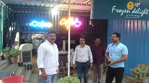 Couple caught doing obscene acts in Frozen Delight Cafe