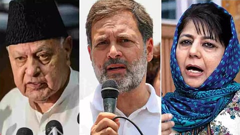 जम्मू-कश्मीर के लिए रवाना हुए राहुल गांधी; फारूक और महबूबा से करेंगे मुलाकात