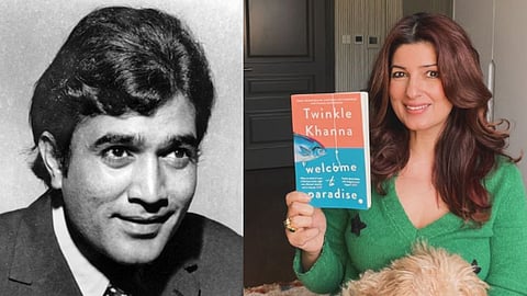 Rajesh Khanna and Twinkle Khanna