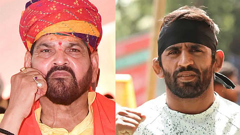 बजरंग पुनिया ने दी बृजभूषण शरण सिंह को चुनौती