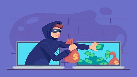 Thief in online shopping