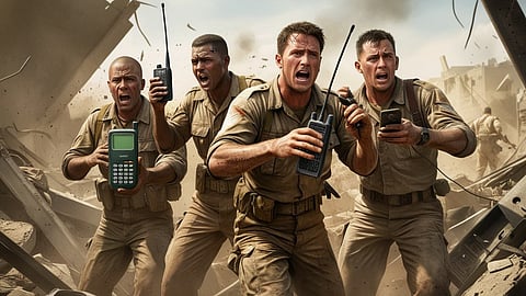pagers, walkie talkies, mobile phone are not safe