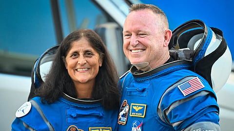 Sunita Williams & Butch Wilmore in space