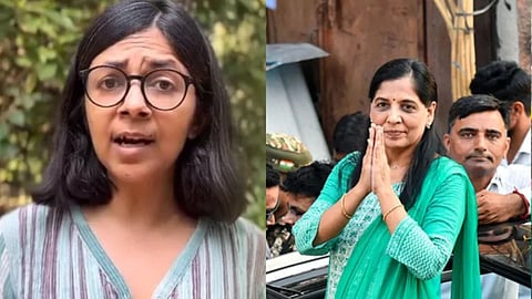 विभव कुमार के स्वागत में सुनीता केजरावाल ने किया पोस्ट, बौखलाई मालीवाल ने किया दिया करारा जवाब