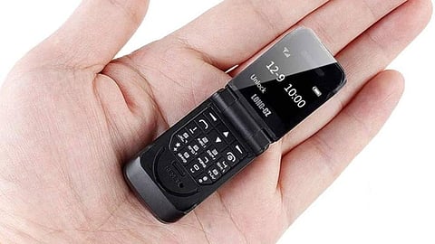 World Smallest Flip Phone