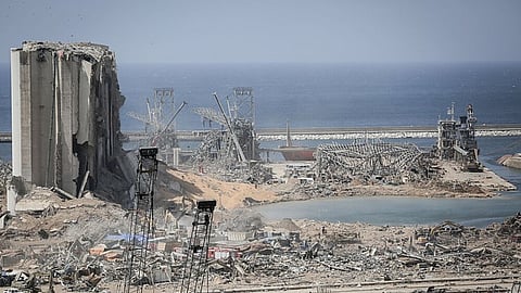 massive explosions in Beirut