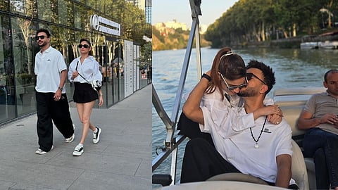 actress ankita lokhande romance with husband vicky jain in georgia vacation