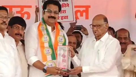 महाराष्ट्र चुनाव से पहले बीजेपी को बड़ा झटका, हर्षवर्धन पाटिल ने शरद पवार की एनसीपी का दामन