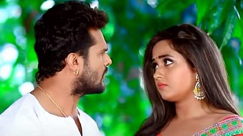 Kajal Raghwani And Khesari Lal Yadav Fight