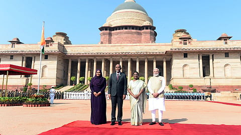 भारत पहुंचे मालदीव के राष्ट्रपति मुइज्जू ने चीन के साथ रिश्तों पर कही बड़ी बात