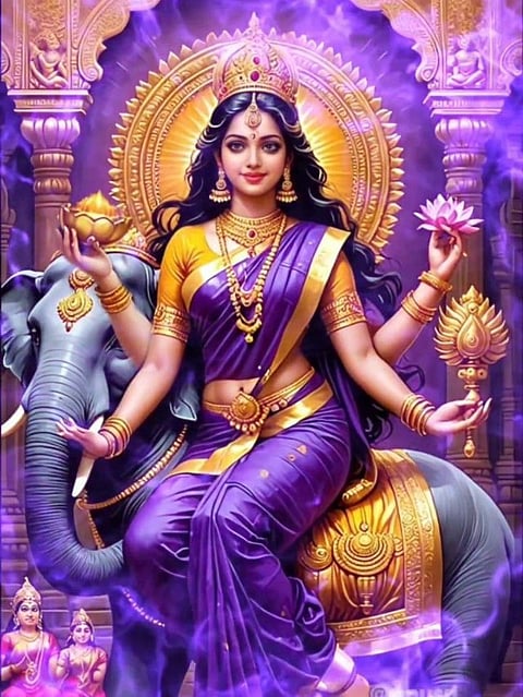 Mother Siddhidatri – Purple color