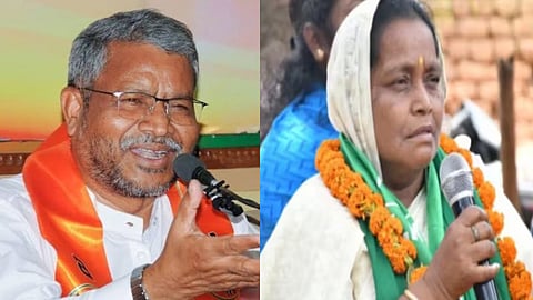 झारखंड विधानसभा चुनाव 2024: भाजपा के प्रदेश अध्यक्ष बाबूलाल मरांडी और झामुमो नेता बेबी देवी ने भरा पर्चा