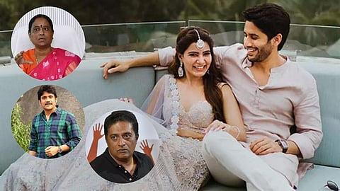 Prakash Raj Akhil Akkineni junior ntr angry at Konda Surekha for her controversial statement on Samantha Naga Chaitanya divorce