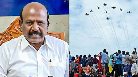 चेन्नई एयर शो दुर्घटना पर AIADMK ने तमिलनाडु के स्वास्थ्य मंत्री से इस्तीफा मांगा