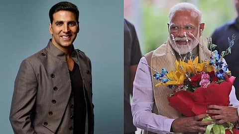 दिल्ली में मीडिया समिट में अक्षय कुमार से पीएम मोदी ने की मुलाकात, पूछे- कैसे हो भाई