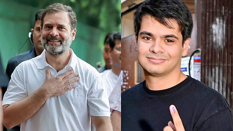 नेहरू-गांधी परिवार की पांचवी पीढ़ी की लॉन्चिंग, राहुल गांधी संग अनोखे अंदाज में दिखे प्रियंका गांधी के बेटे रेहान