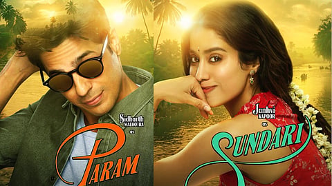 Siddharth Malhotra And Janhvi Kapoor Param Sundari Motion Poster out