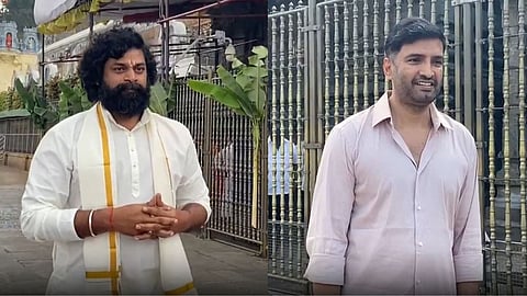 एक्टर श्री तेज और संथानम ने नए साल पर तिरुमाला मंदिर में किए दर्शन, यहां देखें फोटोज
