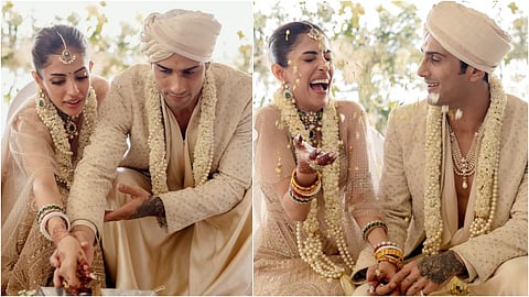 दूसरी बार प्रतीक बब्बर ने रचाई शादी, प्रिया संग लिए सात फेरे, सामने आई तस्वीरें