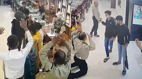 बिहार के आरा में दिन दहाड़े लूटपाट, तनिष्क शोरुम से 25 करोड़ का गहना ले भागे बादमाश
