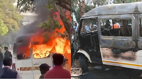 महाराष्ट्र में पुणे के पुणे के पिंपड़ी चिंचवाड़ इलाके में बुधवार को बड़ा हादसा हो गया था। पुणे में चलती मिनी बस में आग लगने से चार लोग जिंदा जल गए। इस मामले में अब बड़ा खुलासा हुआ है।