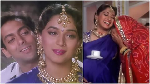 Hum Aapke Hain Koun: इस फिल्म के गाने का 19 दिनों तक हुआ था रिहर्सल, माधुरी को पेट पर कप रखने में लगा था काफी समय