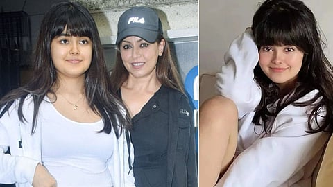 Mahima Chaudhary Daughter Aryana at Nadaaniyan Screening