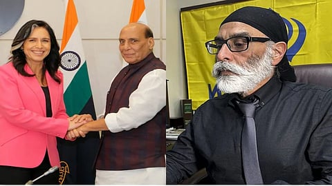 delhi india, india usa relations, khalistan issue, india strong reply to america, rajnath singh, tulsi gabbard, usa intelligence officer india visit, defence deal india usa, ajit doval, SFJ action demand