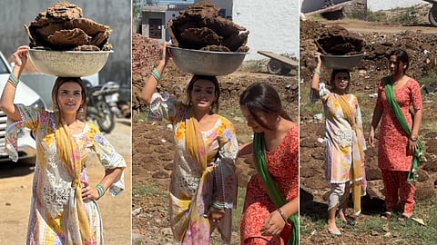 Payal Malik Village Video With cow dung cakes Went Viral