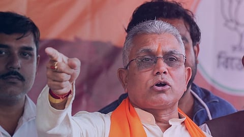 TMC में घमासान पर बीजेपी का हमला, दिलीप घोष बोले- पार्टी संकट में, बंगाल की छवि कर रही खराब
