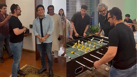 आमिर खान के घर सितारों की शाम, राज ठाकरे से सचिन तेंदुलकर तक सितारे जमीन पर की टीम को दिया सरप्राइज