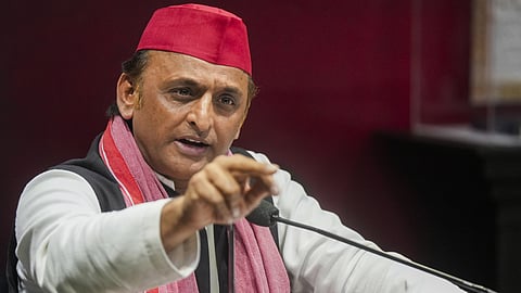 Akhilesh Yadav in Ayodhya