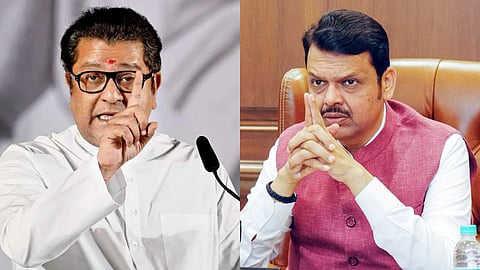 मनसे के प्रमुख राज ठाकरे ने एक बार फिर मराठी भाषा वाला दांव चला है। उन्होंने देवेंद्र फडणवीस सरकार में स्कूल शिक्षा मंत्री दादा भूसे को चिट्ठी लिखकर कहा है कि अगर स्कूलों में हिंदी की पढ़ाई को अनिवार्य किया गया तो उनकी पार्टी आंदोलन करेगी।