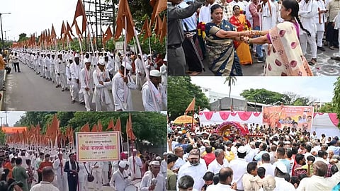इंदापुर में संत तुकाराम महाराज पालकी यात्रा