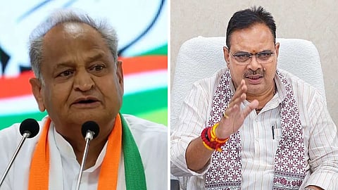 गहलोत का बड़ा दावा: 'भजनलाल शर्मा रहेंगे या नहीं, पता नहीं', बताया- CM की रेस में किसका नाम चल रहा