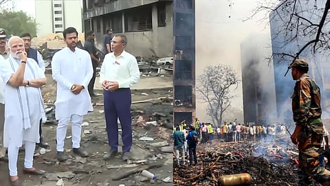 Ahmedabad Plane Crash: क्रैश साइट पर पहुंचे PM मोदी, घायलों से की मुलाकात, अमित शाह के साथ समीक्षा बैठक