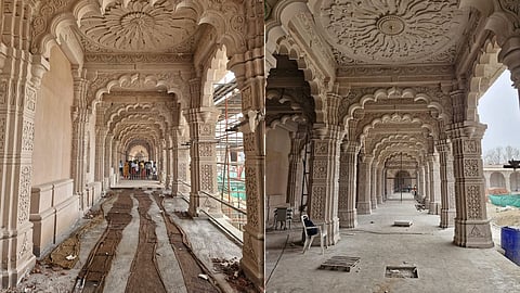 विश्व पटल पर उभर रही अयोध्या! सुंदर आकार लेने लगा श्रीराम जन्मभूमि का परकोटा, तेज हुआ निर्माण कार्य