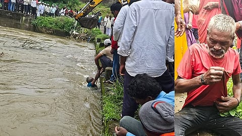 ग्रामीणों की बहादुरी से बची जान