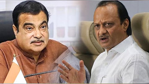 उपमुख्यमंत्री अजित पवार, केंद्रीय मंत्री नितिन गडकरी (pic credit; social media)