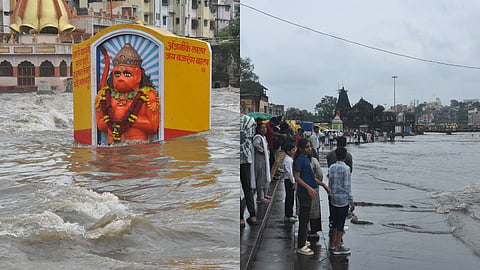 Nashik News: नासिक में भारी बारिश के कारण गोदावरी नदी उफान पर है। नासिक में प्रशासन अलर्ट मोड पर आ गया है। साथ ही नासिक में प्रशासन ने नदी, नालों के समीप लोगों के लिए आवश्यक निर्देश दिए है।