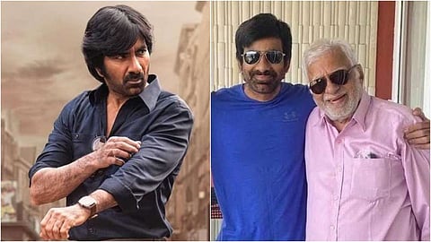 ravi teja father death