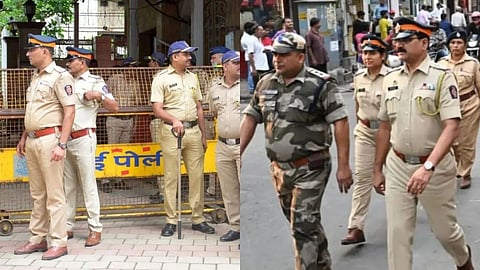 बांद्रा में दंगा नियंत्रण मॉक ड्रिल (pic credit; social media)