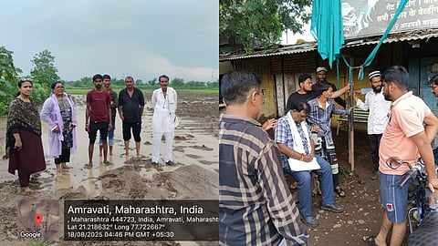Amravati News: अमरावती जिले में पिछले कई दिनों से हुई मूसलाधार बारिश में किसानों की फसलों को भारी नुकसान हुआ। साथ ही आम लोगों का भी नुकसान हुआ है। किसानों को अब मुआवजे का इंतजार है।