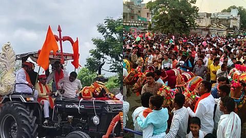 Pola Celebration with Tractor: पोला का उत्साह पूरे राज्य में देखने को मिला। अकोला में जहां पारंपरिक तरीके से पोला मनाया गया तो बुलढाना में त्योहार के स्वरूप में बदलाव देखने को मिला।